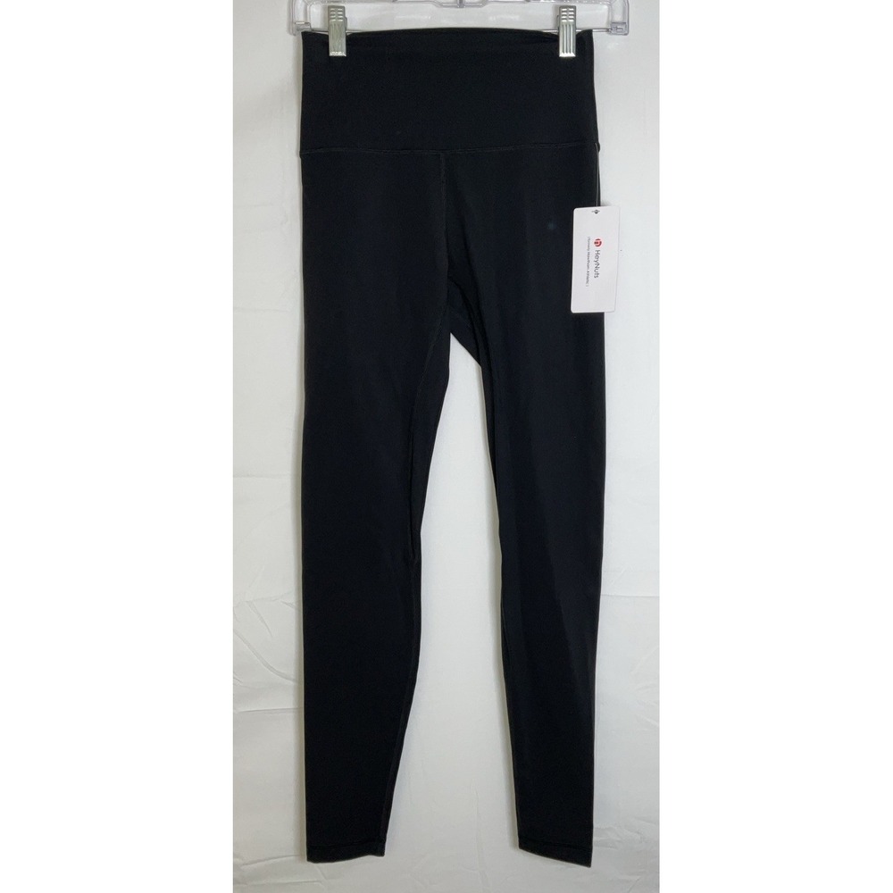 NWT Women's HeyNuts Essential Full Length Yoga Pants - Black - Small (24" X 28")